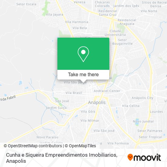 Cunha e Siqueira Empreendimentos Imobiliarios map
