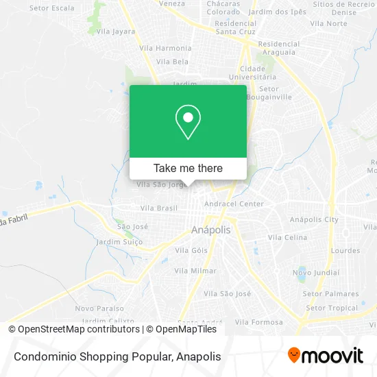 Condominio Shopping Popular map