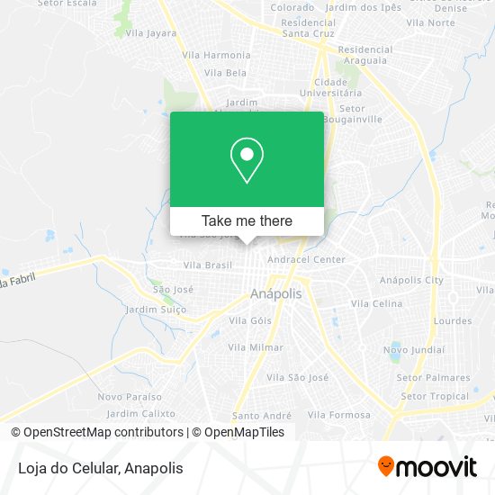 Loja do Celular map