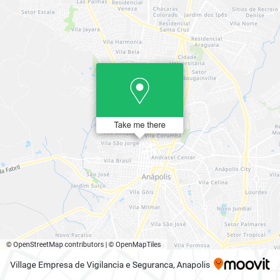 Mapa Village Empresa de Vigilancia e Seguranca