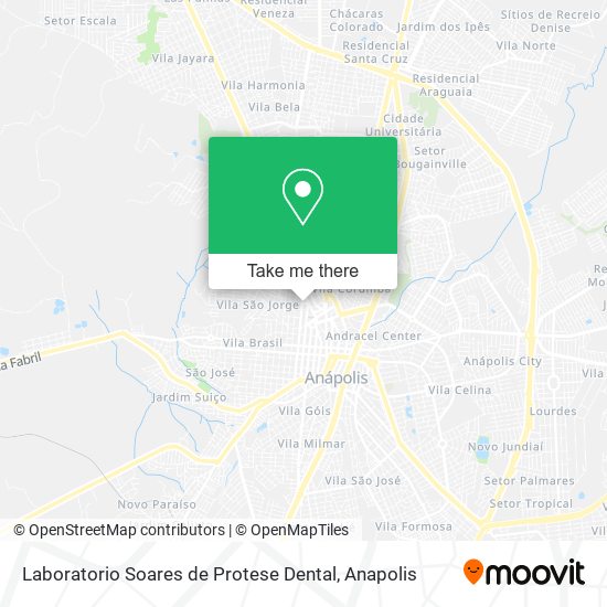 Laboratorio Soares de Protese Dental map