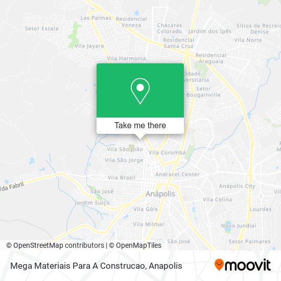 Mapa Mega Materiais Para A Construcao