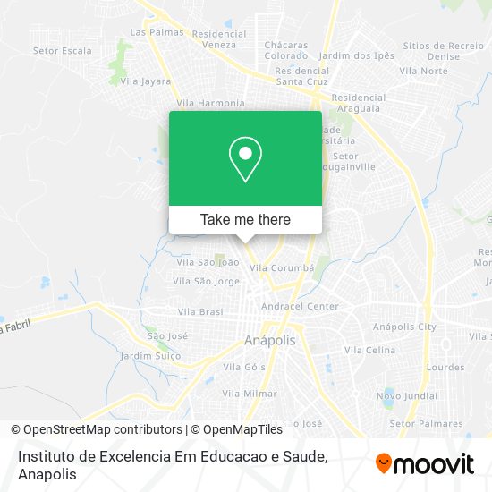 Mapa Instituto de Excelencia Em Educacao e Saude