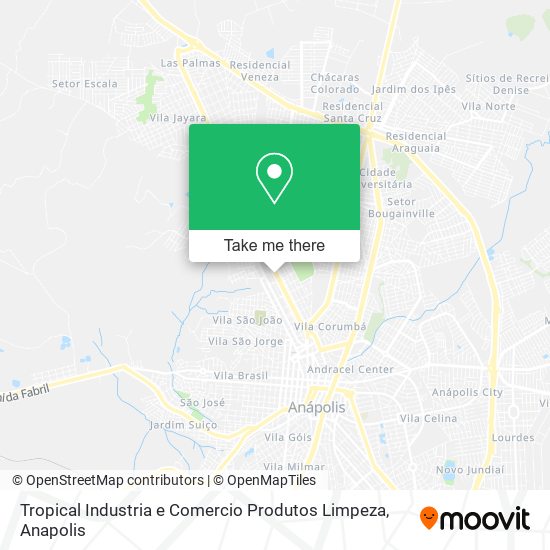 Tropical Industria e Comercio Produtos Limpeza map