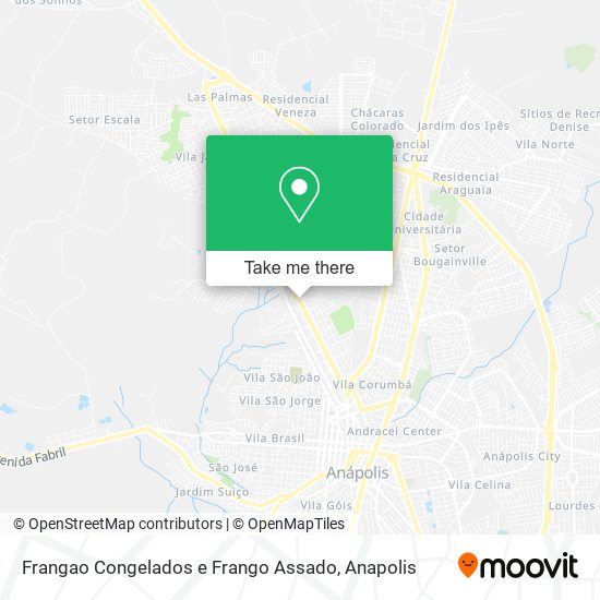 Mapa Frangao Congelados e Frango Assado