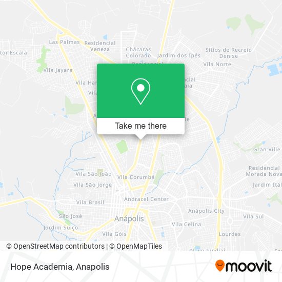 Hope Academia map