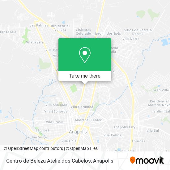 Centro de Beleza Atelie dos Cabelos map
