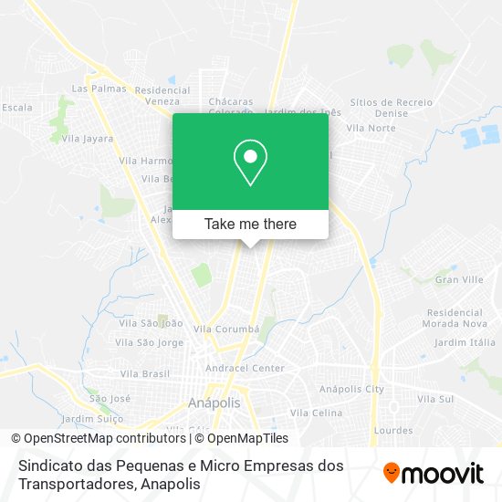 Sindicato das Pequenas e Micro Empresas dos Transportadores map