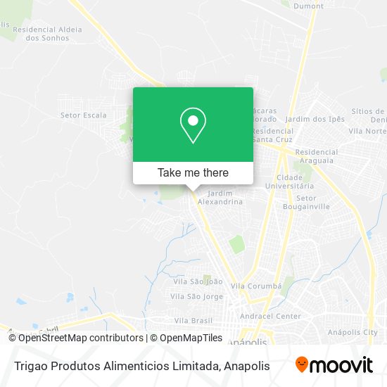 Mapa Trigao Produtos Alimenticios Limitada