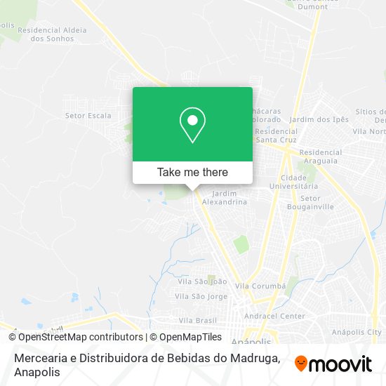 Mercearia e Distribuidora de Bebidas do Madruga map