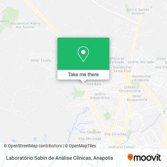 Laboratório Sabin de Análise Clínicas map