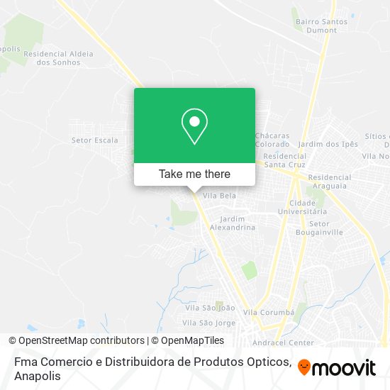 Fma Comercio e Distribuidora de Produtos Opticos map