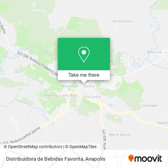 Distribuidora de Bebidas Favorita map