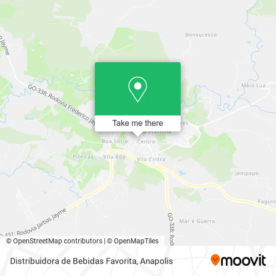 Distribuidora de Bebidas Favorita map