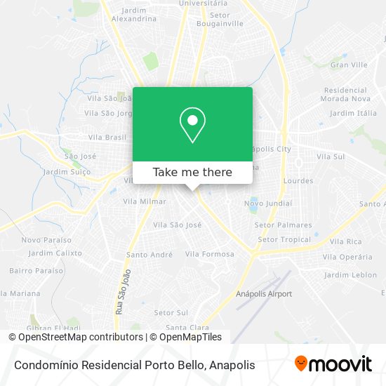 Mapa Condomínio Residencial Porto Bello