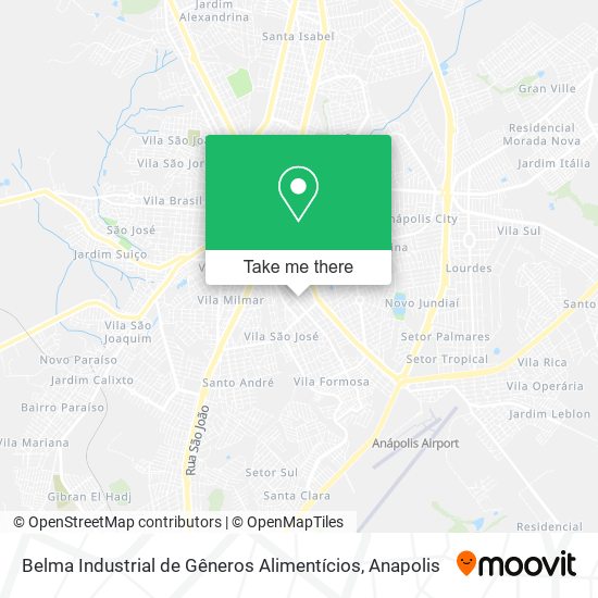 Belma Industrial de Gêneros Alimentícios map