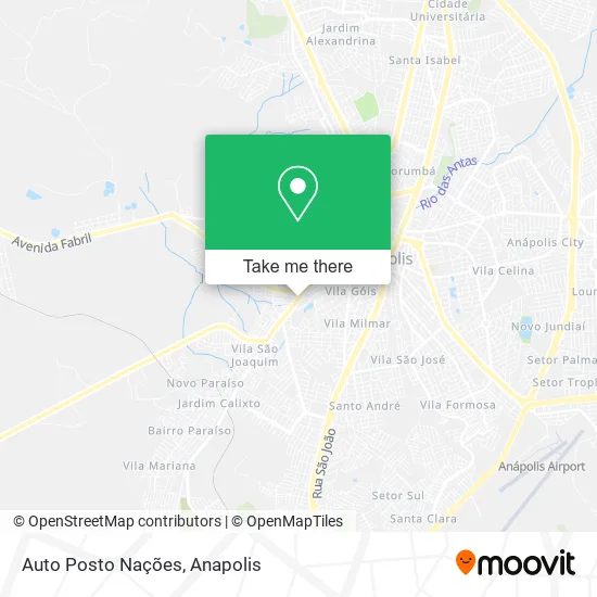 Auto Posto Nações map