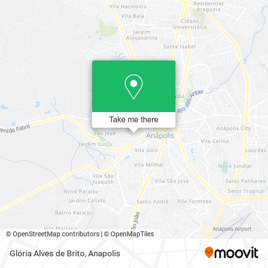 Glória Alves de Brito map