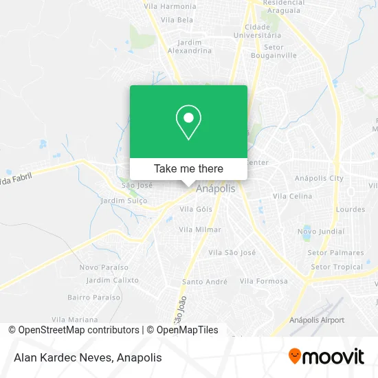 Alan Kardec Neves map