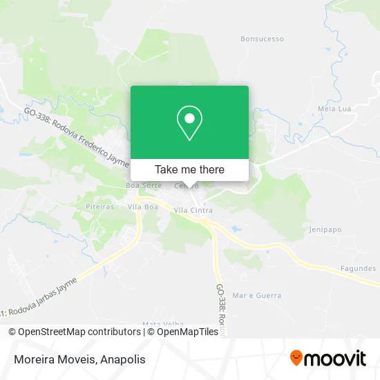 Moreira Moveis map