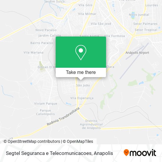 Segtel Seguranca e Telecomunicacoes map