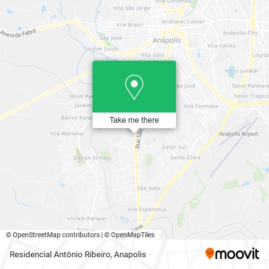 Mapa Residencial Antônio Ribeiro