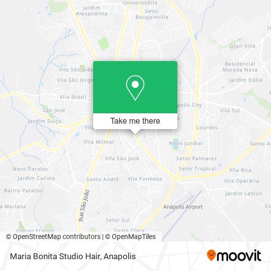 Mapa Maria Bonita Studio Hair