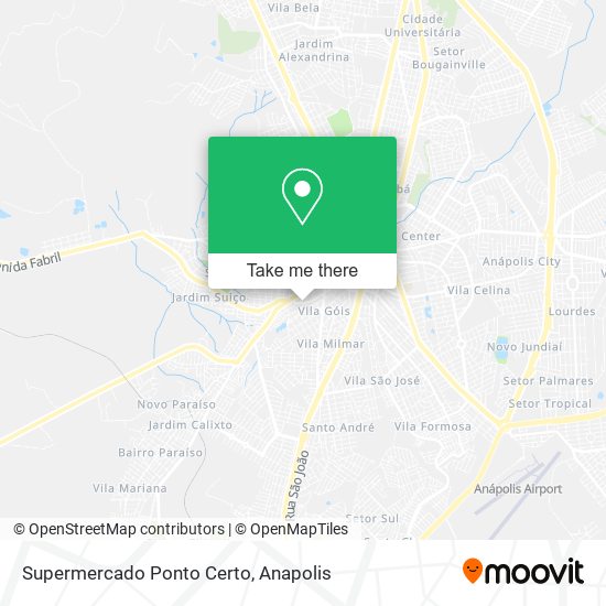 Mapa Supermercado Ponto Certo