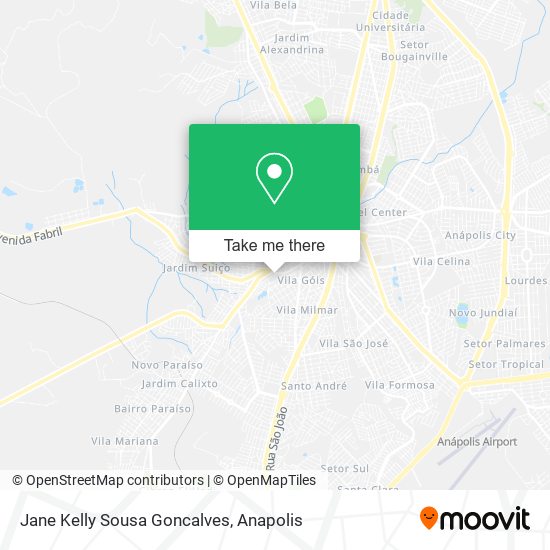 Jane Kelly Sousa Goncalves map