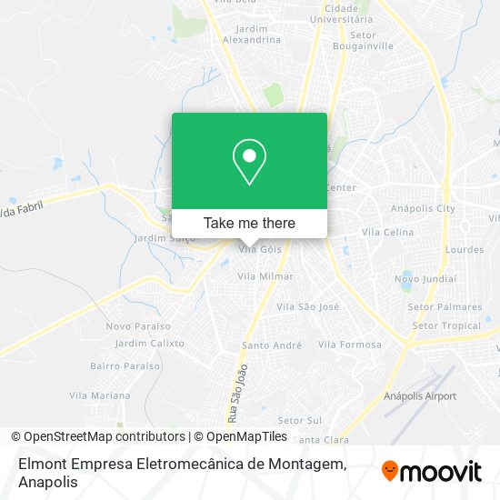 Mapa Elmont Empresa Eletromecânica de Montagem