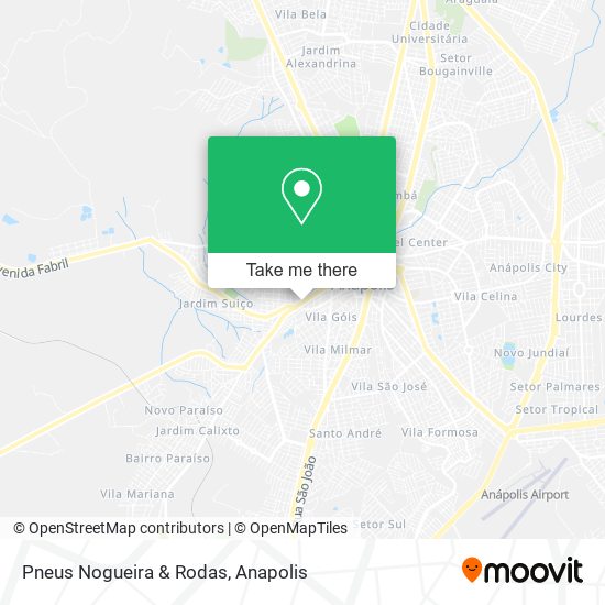 Mapa Pneus Nogueira & Rodas