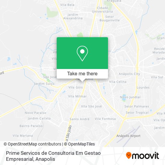 Prime Servicos de Consultoria Em Gestao Empresarial map