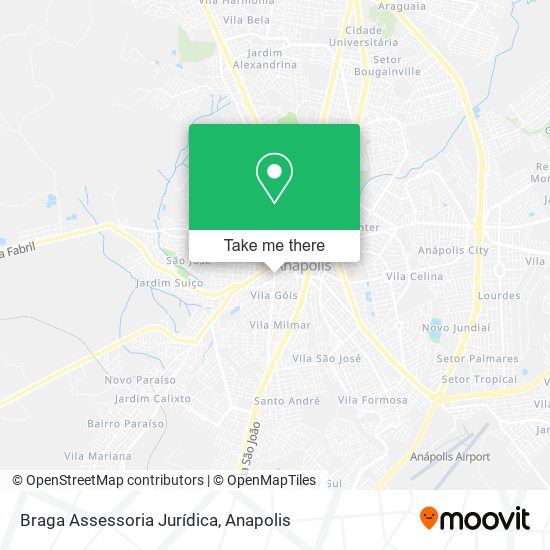 Mapa Braga Assessoria Jurídica