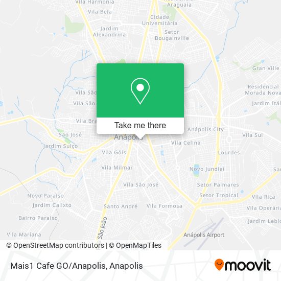 Mapa Mais1 Cafe GO/Anapolis