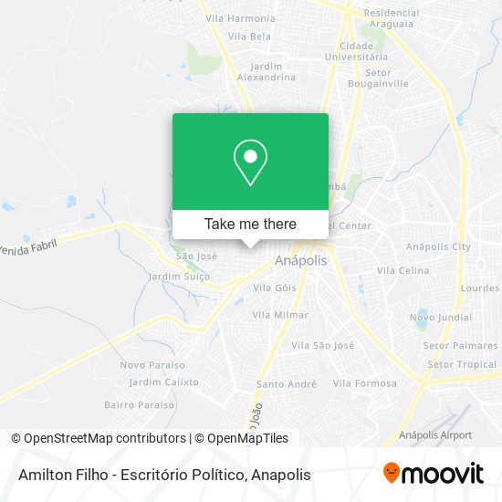 Amilton Filho - Escritório Político map