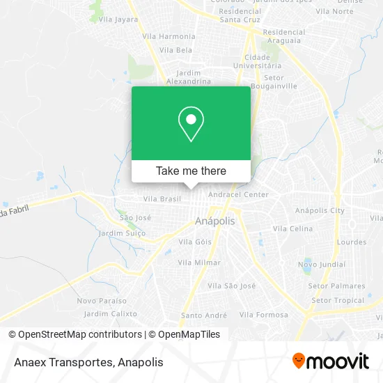 Anaex Transportes map