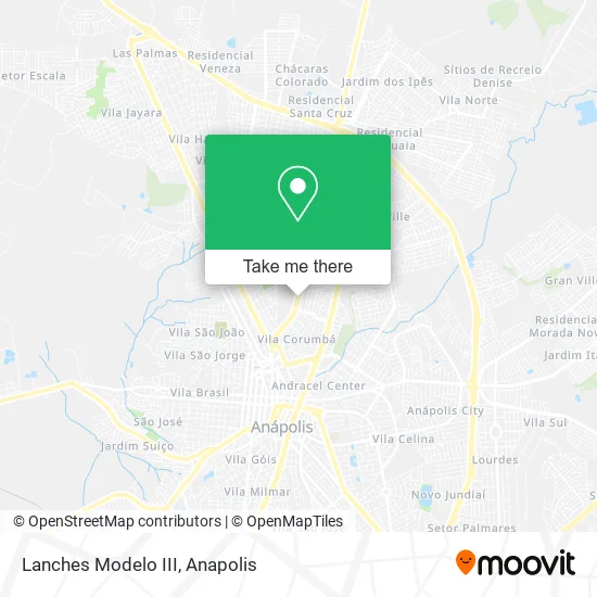 Lanches Modelo III map
