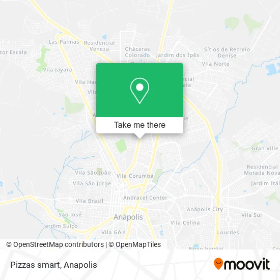 Pizzas smart map