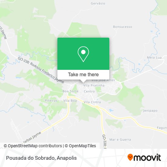 Pousada do Sobrado map