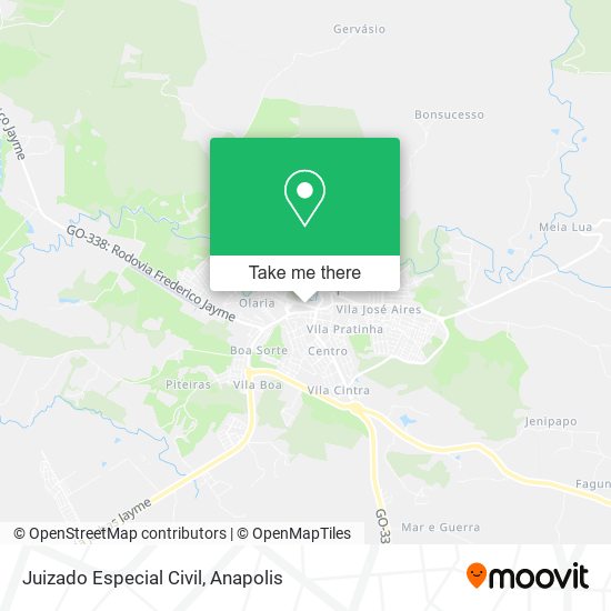 Juizado Especial Civil map
