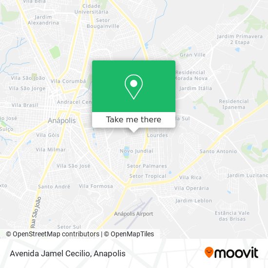 Mapa Avenida Jamel Cecilio