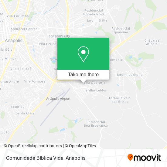 Comunidade Bíblica Vida map