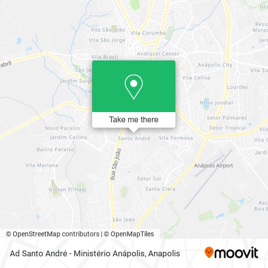 Ad Santo André - Ministério Anápolis map