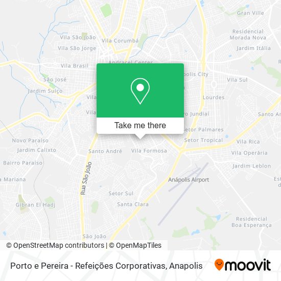 Mapa Porto e Pereira - Refeições Corporativas