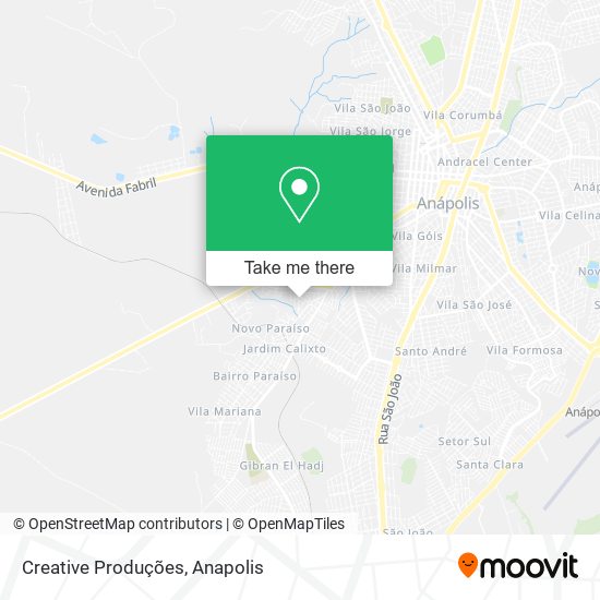 Creative Produções map