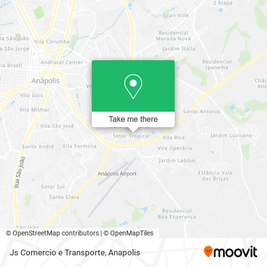 Js Comercio e Transporte map