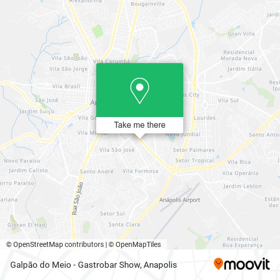 Galpão do Meio - Gastrobar Show map