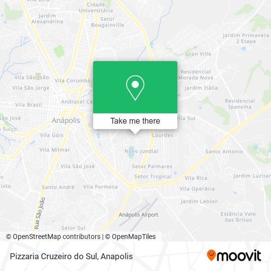 Pizzaria Cruzeiro do Sul map