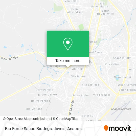 Bio Force Sacos Biodegradaveis map
