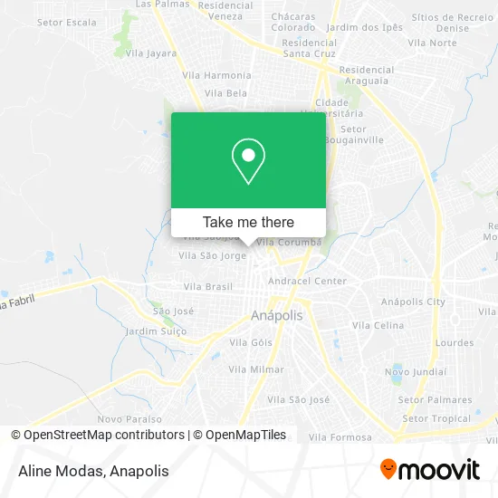 Aline Modas map